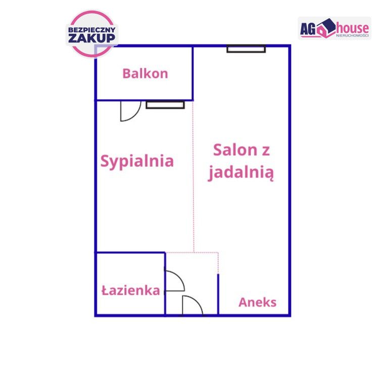 Mieszkanie 2-pokojowe Gdańsk Wrzeszcz, al. gen. Józefa Hallera. Zdjęcie 8