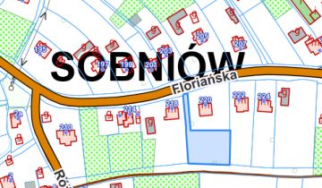 Działka budowlana Jasło Sobniów, ul. Floriańska