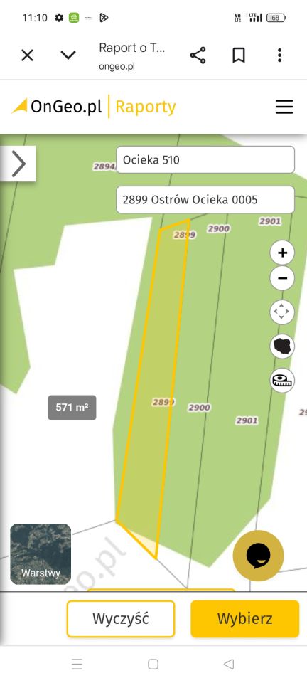 Działka inna Ocieka. Zdjęcie 2