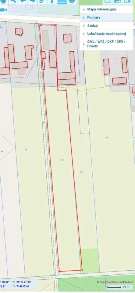 Działka budowlana Nowy Pożóg