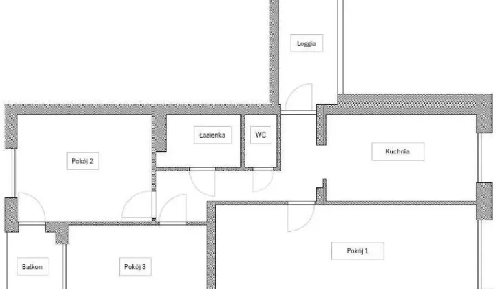 Mieszkanie 3-pokojowe Warszawa Targówek, ul. Goławicka