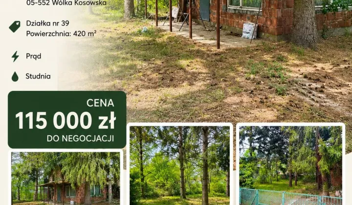 Działka rod Stefanowo, ul. Malinowa