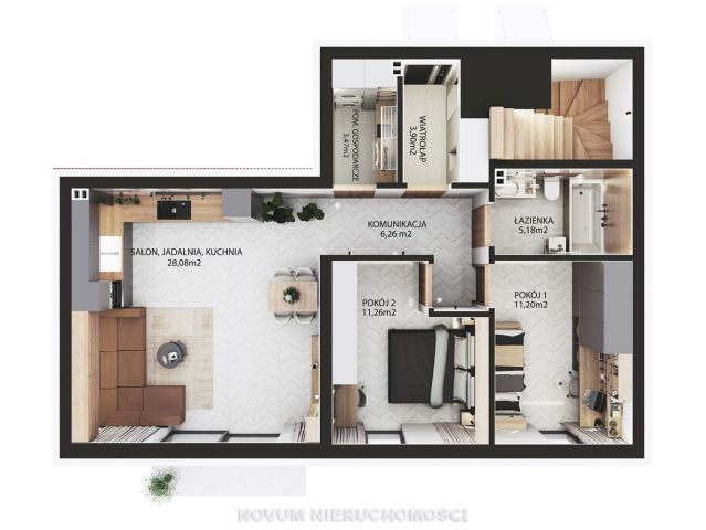 Mieszkanie 3-pokojowe Tarnowskie Góry Opatowice. Zdjęcie 5