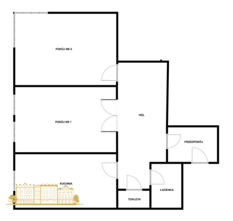 Mieszkanie 2-pokojowe Kraków, ul. Krowoderska. Zdjęcie 9