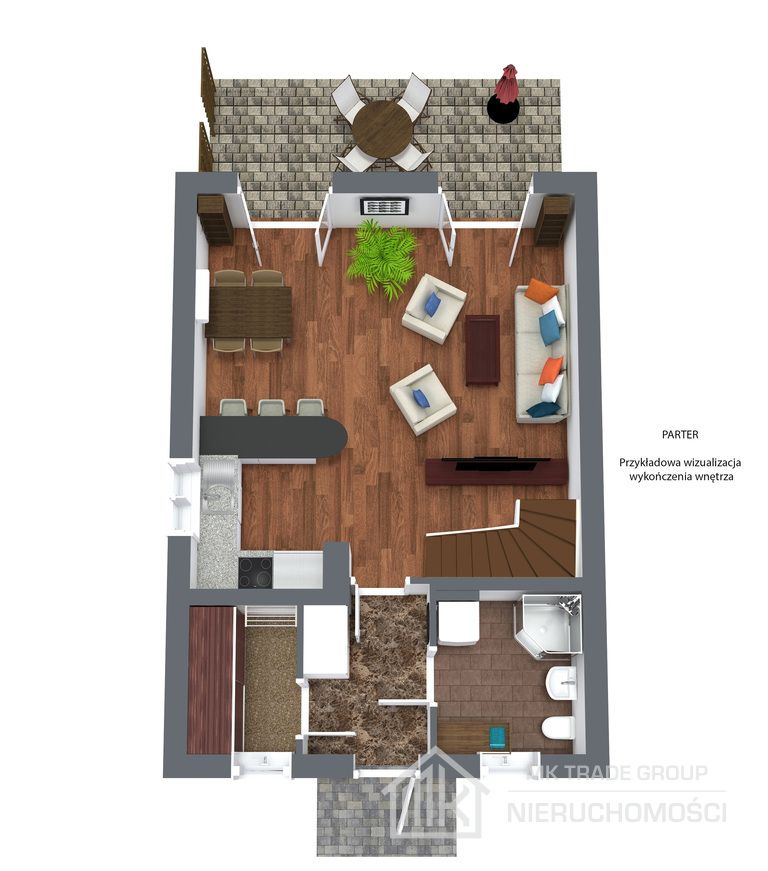 dom wolnostojący, 4 pokoje Kłaj. Zdjęcie 3