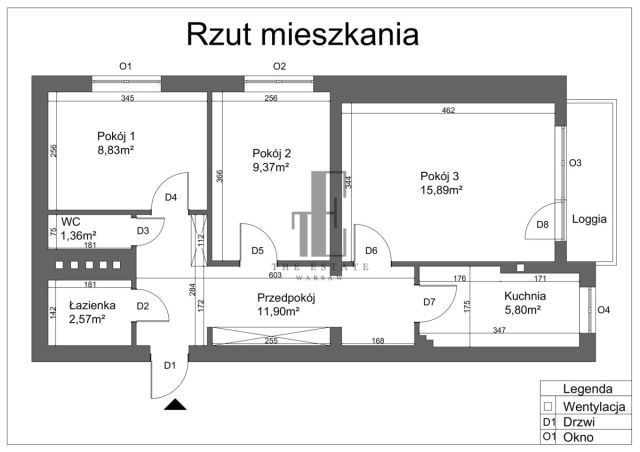 Mieszkanie 3-pokojowe Warszawa Bemowo, ul. Synów Pułku. Zdjęcie 11