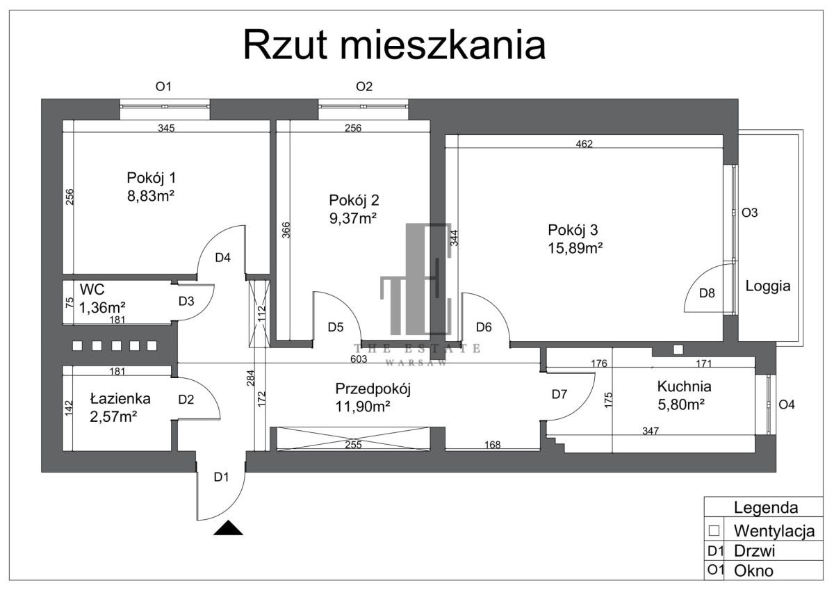 Mieszkanie 3-pokojowe Warszawa Bemowo, ul. Synów Pułku. Zdjęcie 11