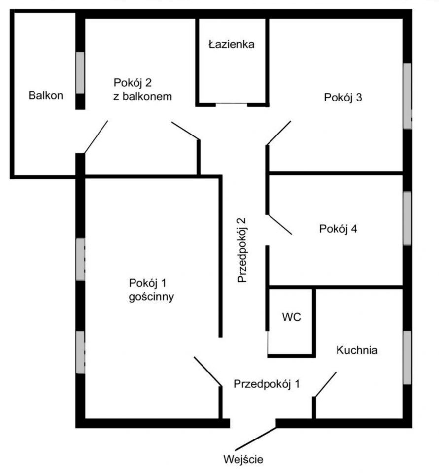 Mieszkanie 4-pokojowe Strzelce Opolskie, os. Piastów Śląskich