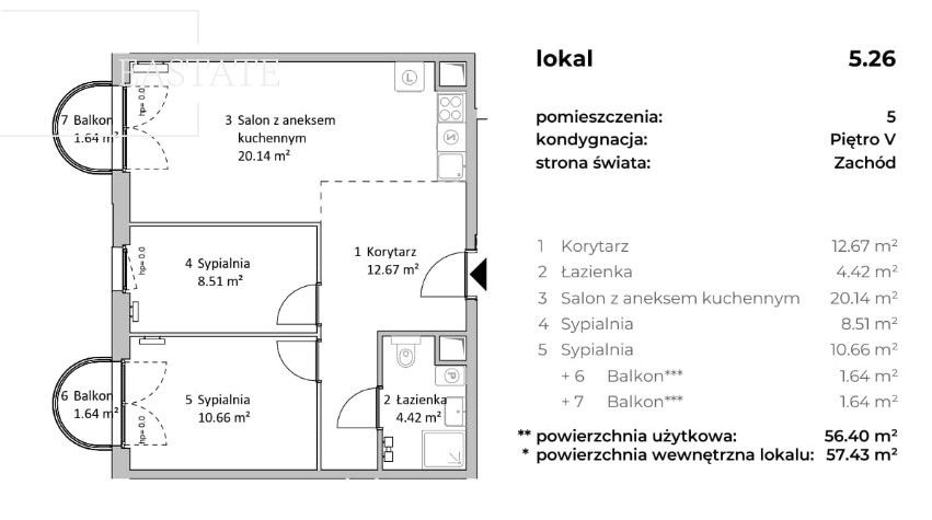 Mieszkanie 3-pokojowe Warszawa Wola, ul. Ignacego Prądzyńskiego. Zdjęcie 7