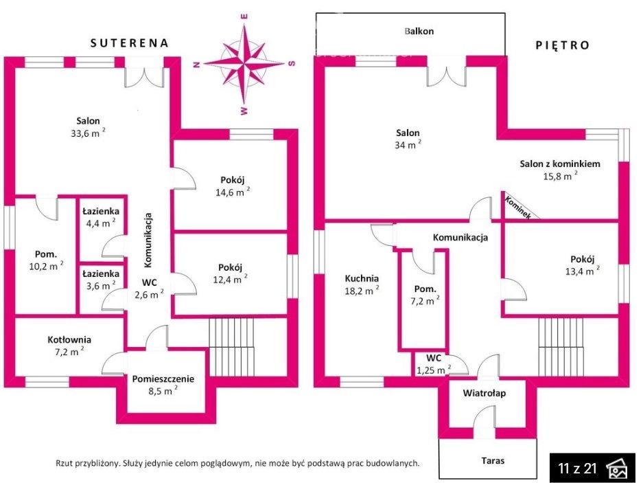 dom wolnostojący, 15 pokoi Częstochowa Grabówka, ul. Ikara. Zdjęcie 32