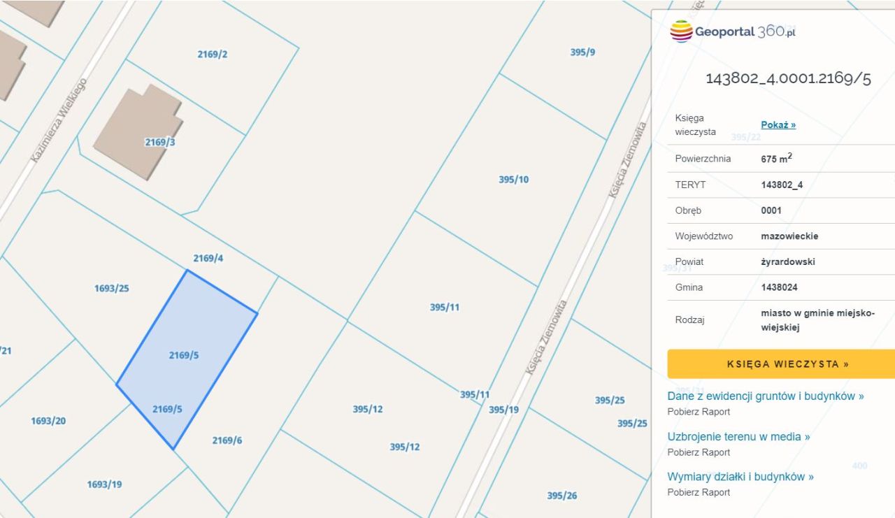Działka budowlana Mszczonów, ul. Kazimierza Wielkiego. Zdjęcie 5