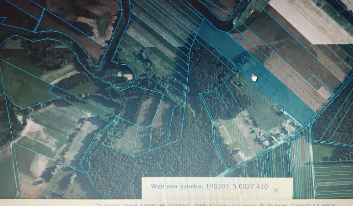 Działka rolno-budowlana Żeleźnia