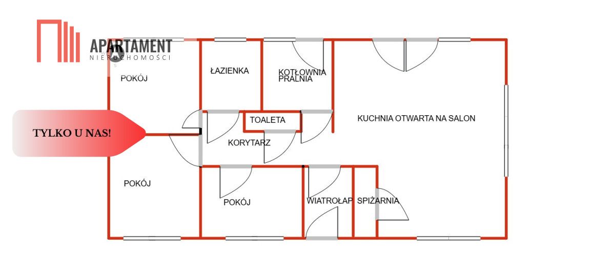 dom wolnostojący, 4 pokoje Wieszki. Zdjęcie 17
