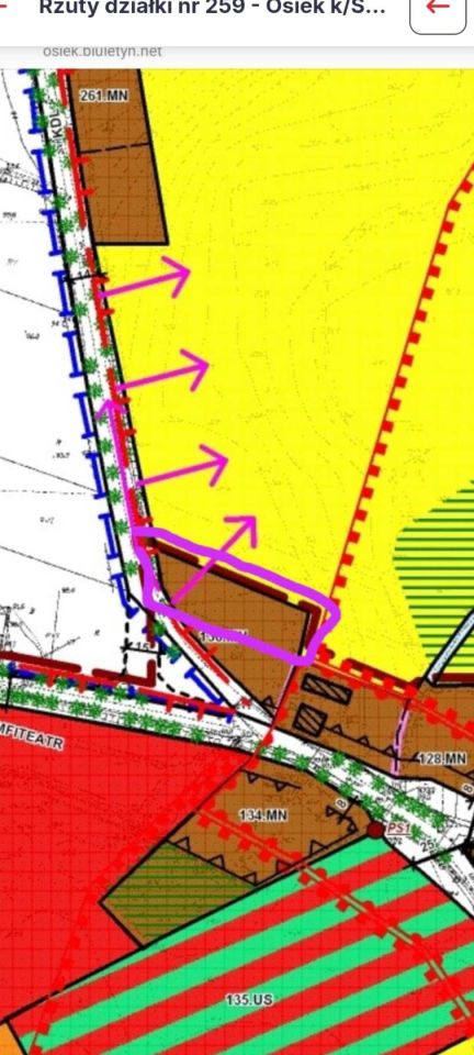 Działka budowlana Osiek. Zdjęcie 3