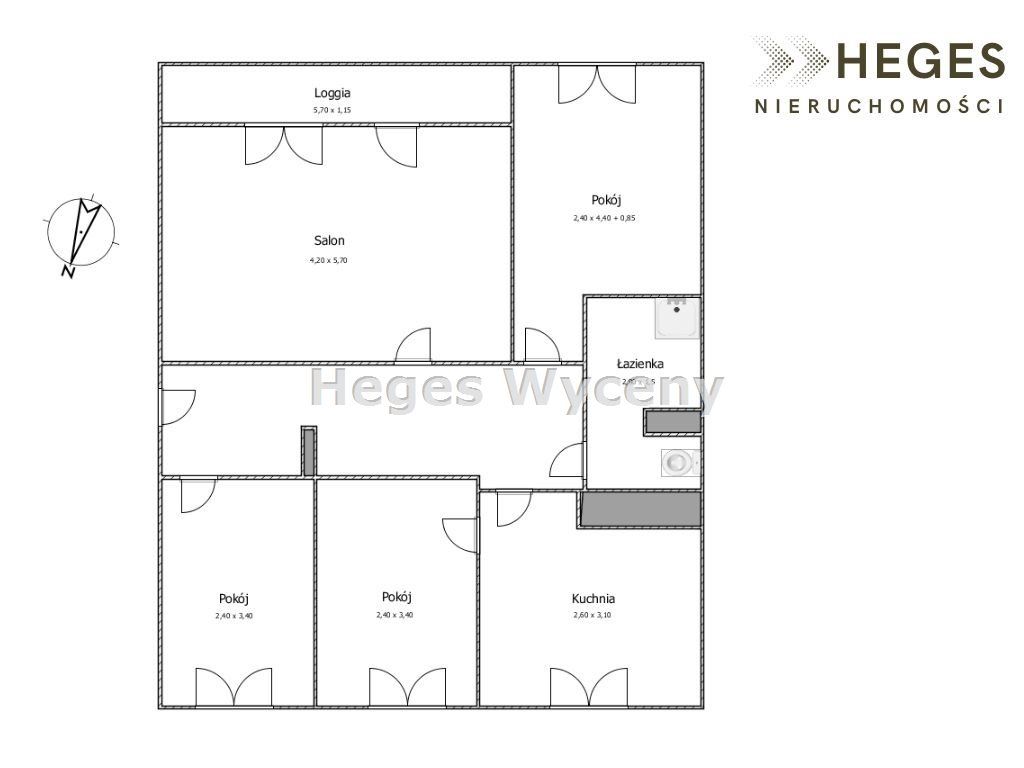 Mieszkanie 4-pokojowe Środa Śląska, ul. Legnicka. Zdjęcie 14