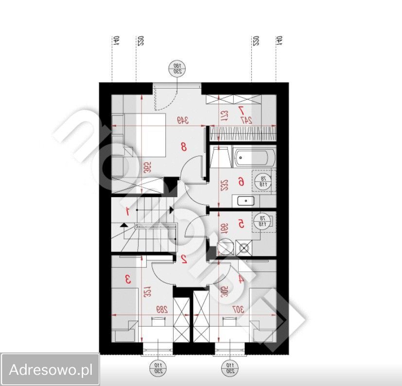 dom wolnostojący, 5 pokoi Wolin, ul. Stefana Jaracza. Zdjęcie 3