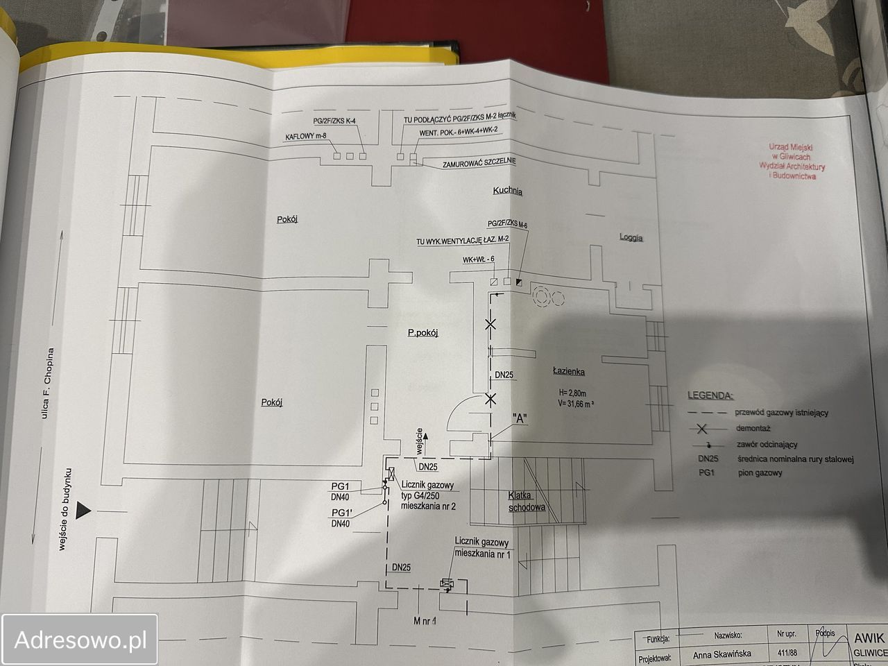 Mieszkanie 2-pokojowe Gliwice Śródmieście, ul. Fryderyka Chopina. Zdjęcie 18
