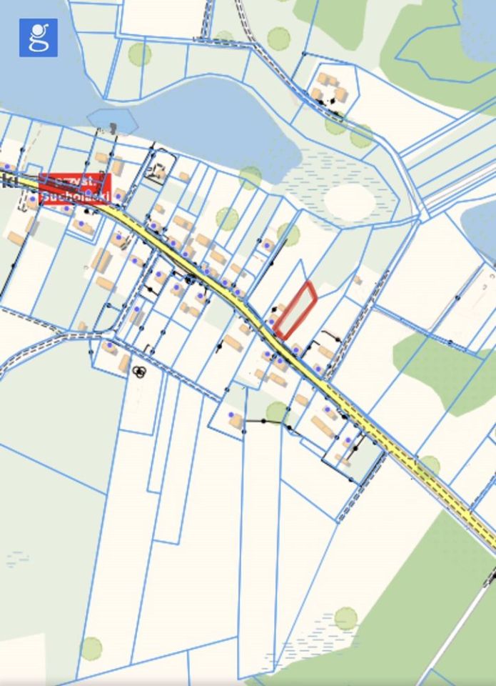 Działka rolno-budowlana Sucholaski. Zdjęcie 4