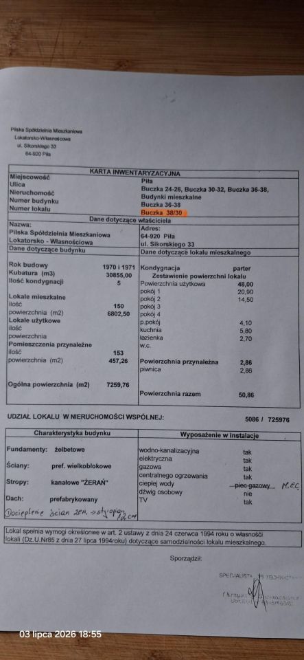 Mieszkanie 2-pokojowe Piła Centrum, ul. Staromiejska. Zdjęcie 4