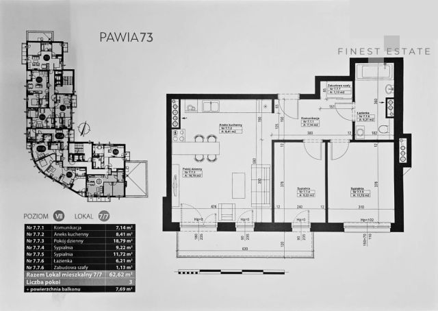 Mieszkanie 3-pokojowe Warszawa Muranów, ul. Pawia. Zdjęcie 18