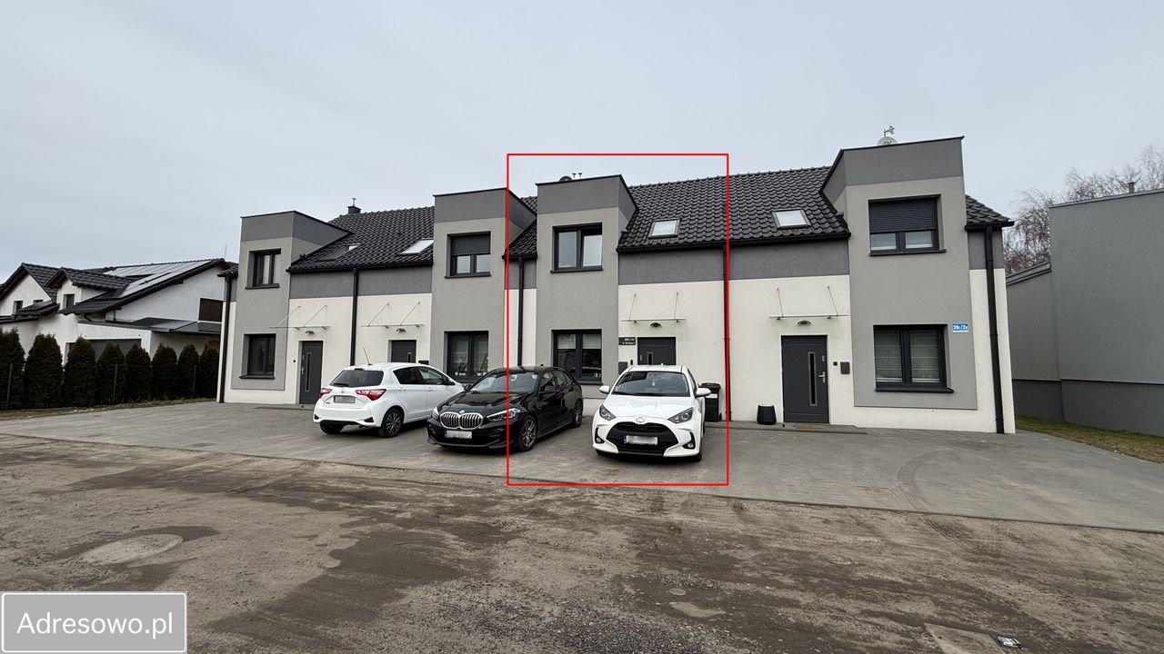 dom szeregowy, 4 pokoje Leszno Zatorze, ul. Artura Grottgera. Zdjęcie 1