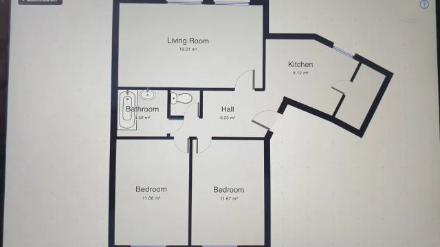 Mieszkanie 3-pokojowe Ełk, ul. Jana Pawła II. Zdjęcie 1