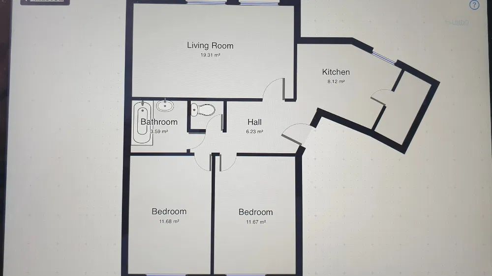 Mieszkanie 3-pokojowe Ełk, ul. Jana Pawła II. Zdjęcie 1