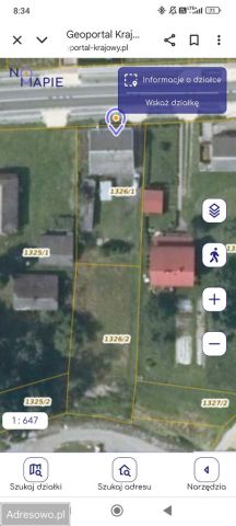 Działka budowlana Zabierzów Bocheński. Zdjęcie 1