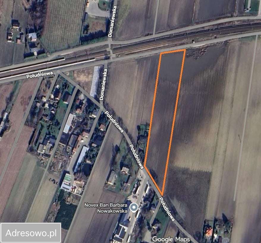 Działka rolna Domaniewek Pierwszy, ul. Południowa. Zdjęcie 4