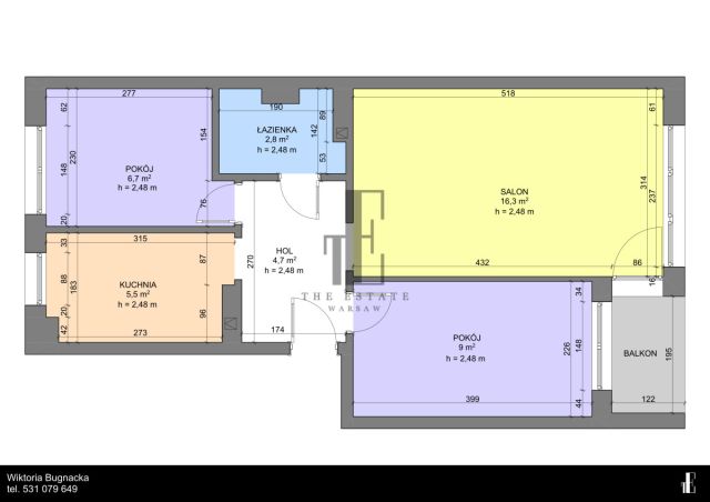 Mieszkanie 3-pokojowe Warszawa Saska Kępa, ul. Afrykańska. Zdjęcie 17
