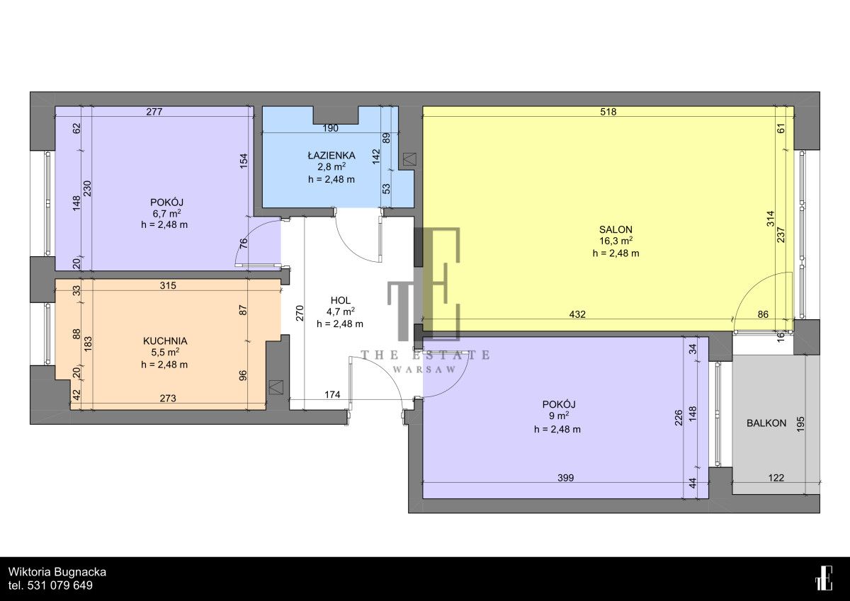Mieszkanie 3-pokojowe Warszawa Saska Kępa, ul. Afrykańska. Zdjęcie 17