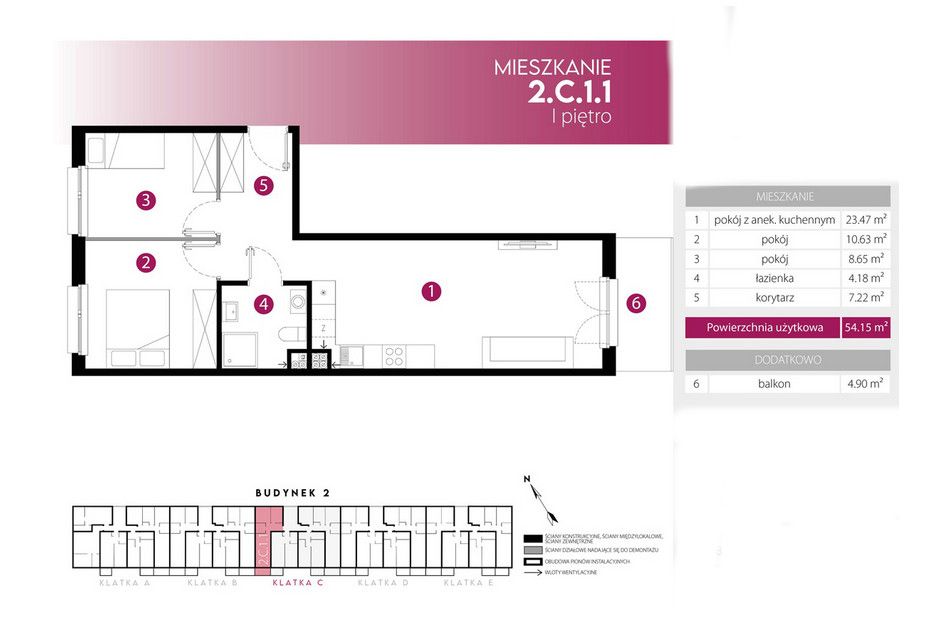 Mieszkanie 3-pokojowe Wrocław Maślice. Zdjęcie 19
