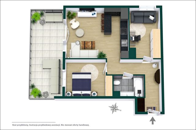 Mieszkanie 3-pokojowe Warszawa Białołęka, ul. Geodezyjna. Zdjęcie 36