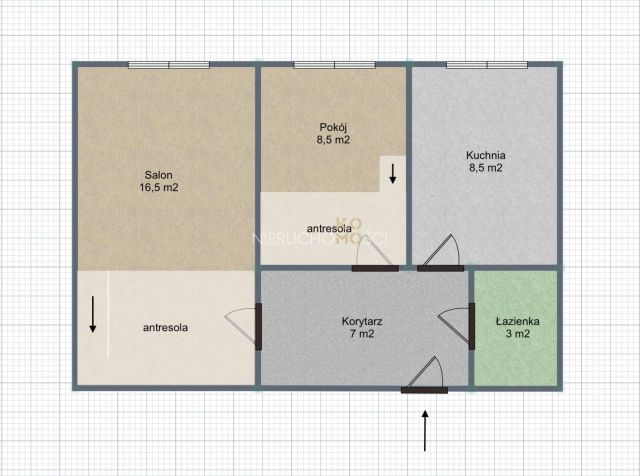 Mieszkanie 2-pokojowe Jelcz-Laskowice, ul. Techników. Zdjęcie 13