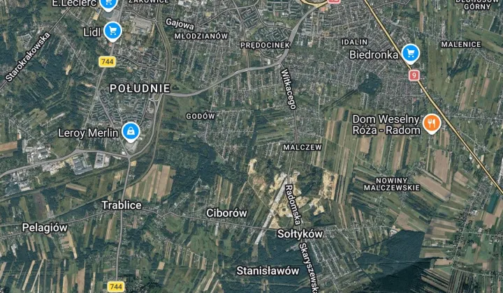 Działka budowlana Radom Godów, ul. Wojciecha Michała Drzymały