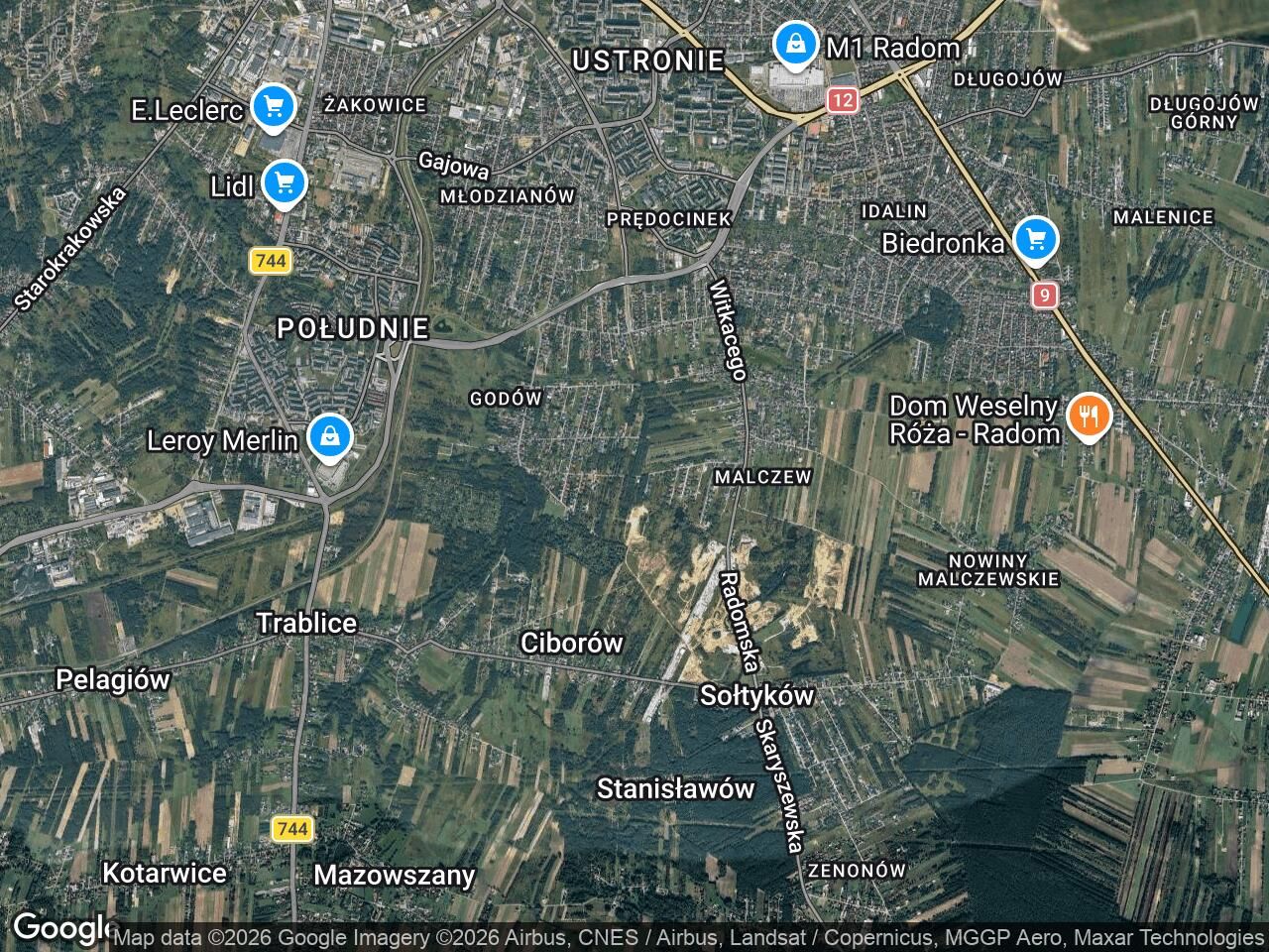 Działka budowlana Radom Godów, ul. Wojciecha Michała Drzymały