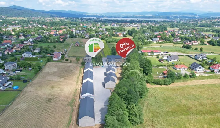 dom szeregowy, 5 pokoi Łodygowice, ul. Zielna