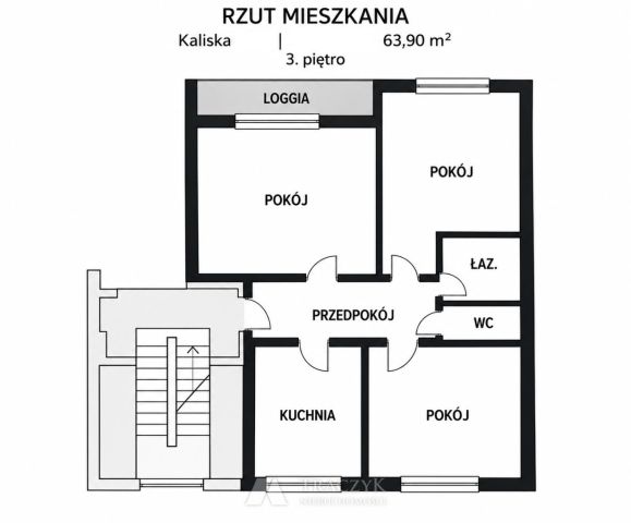 Mieszkanie 3-pokojowe Syców, ul. Kaliska. Zdjęcie 2
