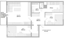 Mieszkanie 3-pokojowe Gdańsk Chełm, ul. prof. Kazimierza Kopeckiego