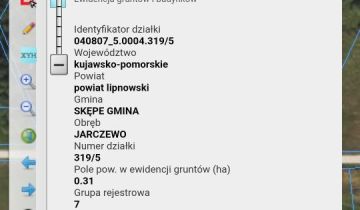 Działka rolna Jarczewo