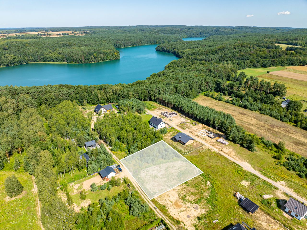 Działka budowlana Łagówek. Zdjęcie 1