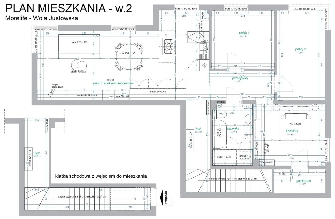 Mieszkanie 4-pokojowe Kraków Wola Justowska, ul. Dolina. Zdjęcie 21