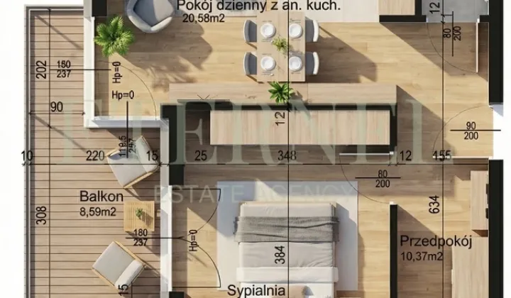 Mieszkanie 3-pokojowe Kraków Czyżyny, ul. Śliwkowa