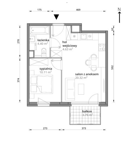 Mieszkanie 2-pokojowe Warszawa Praga-Południe, ul. Podskarbińska. Zdjęcie 7