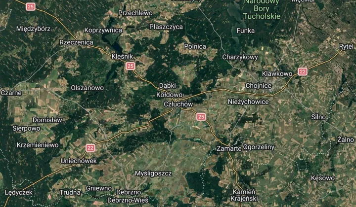 Działka rod Człuchów