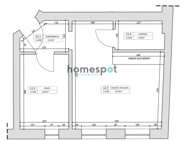 Mieszkanie 2-pokojowe Poznań Łazarz, ul. Kolejowa. Zdjęcie 8