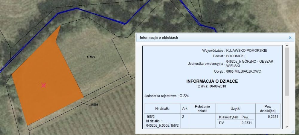 Działka budowlana Miesiączkowo. Zdjęcie 2