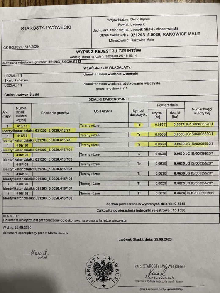 Działka rekreacyjna Rakowice Małe. Zdjęcie 2