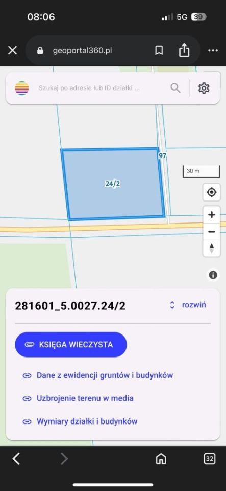 Działka rolno-budowlana Myśliki. Zdjęcie 4