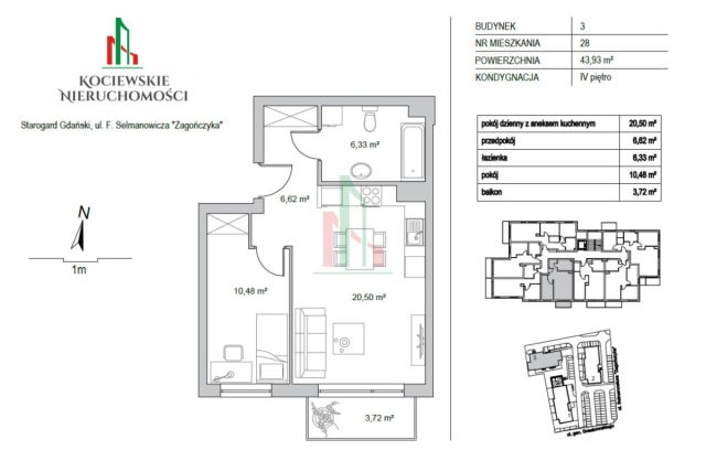 Mieszkanie 2-pokojowe Starogard Gdański. Zdjęcie 18